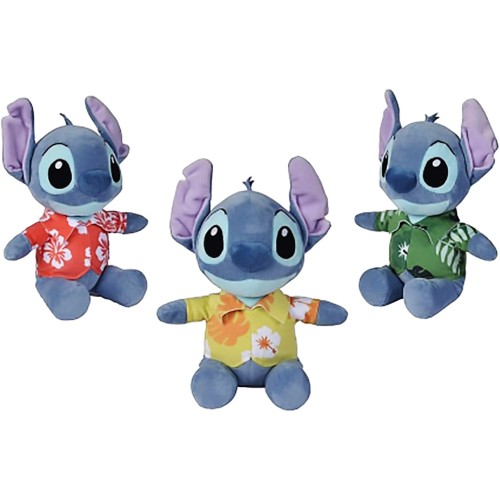 (Mis 3+) STITCH Hawaii Peluche 25cm 3ass…x